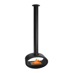Подвесной биокамин Ellipse Roof черный