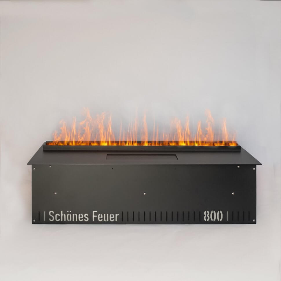 Электрический паровой очаг Schones Feuer 3D FireLine 800 черный