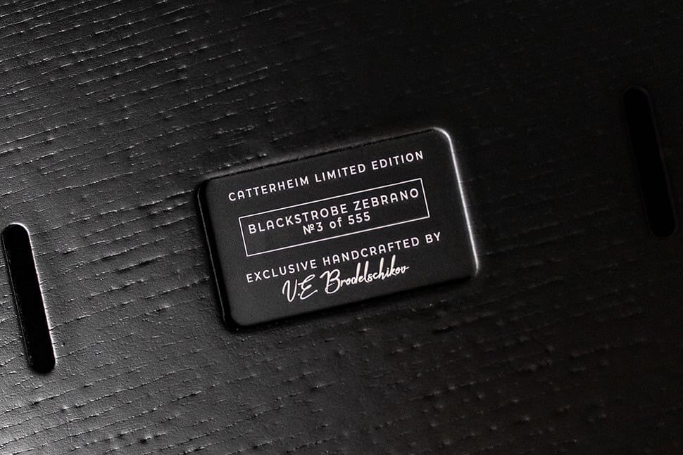 Настольный Биокамин Catterheim LIMITED Blackstrobe Zebrano