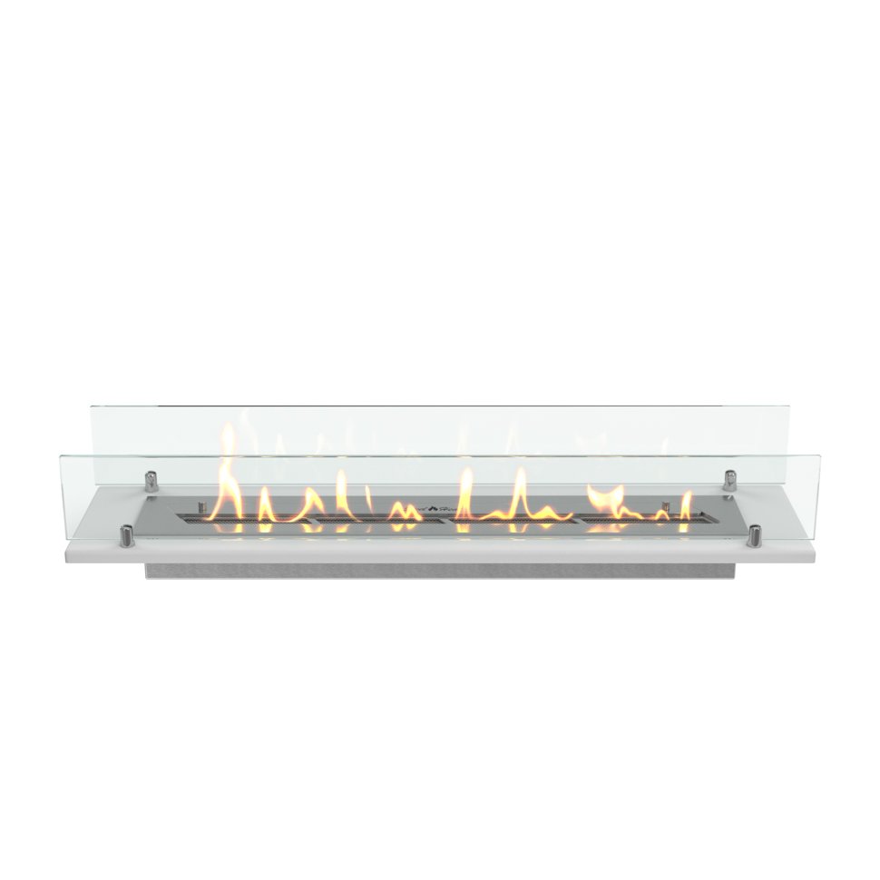 Биокамин встраиваемый в тумбу Steelheat Stand 800 белый Биокамин встраиваемый в тумбу Steelheat Stand 800 белый